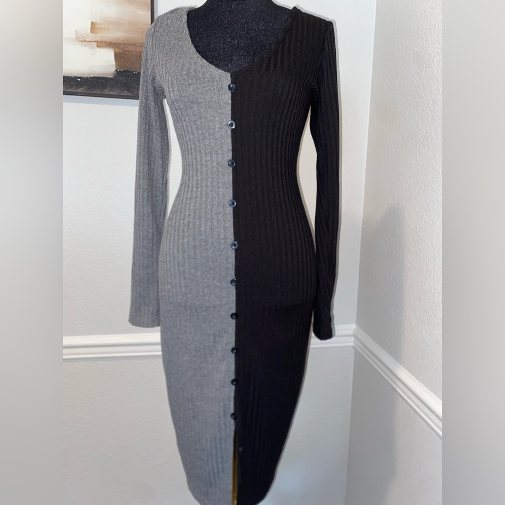 Long Sleeve Sweater Dress